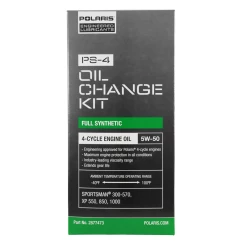 Polaris Full Synthetic Oil Change Kit, 2 Quarts PS-4 Engine Oil And 1 Oil Filter | 2877473