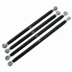 Radius Rods Polaris RZR XP 900 Rear Upper & Lower X4 Black 2011-2014 Race-Driven