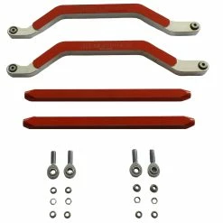 High Clearance Radius Rods Fit Polaris RZR XP 1000 2014-2017 Red By Race-Driven
