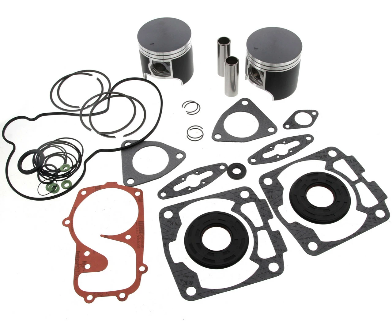 Piston And Gasket Kit Fits Polaris 600RR 2008 2009 Teflon Coated By Race-Driven 3 Piston And Gasket Kit Fits Polaris 600RR 2008 2009 Teflon Coated By Race-Driven
