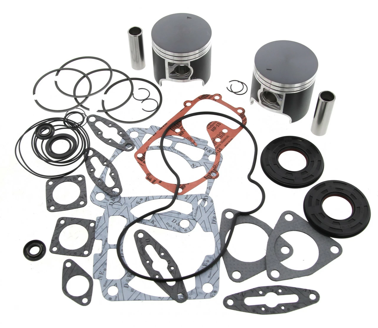 Piston And Gasket Kit Polaris Classic 600 2002 - 2006 Teflon Coated Race-Driven 3 Piston And Gasket Kit Polaris Classic 600 2002 - 2006 Teflon Coated Race-Driven