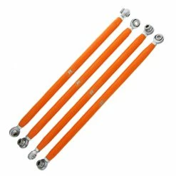 Polaris RZR RS1 Rear Radius Rods Orange 2018-2021 Made In The USA By Race-Driven