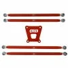 Rear Radius Rods And Plate Fits Polaris RZR XP Turbo 64" 2017 - 2021 Red -Polaris OEM Parts Shop RRR 400 U RED2 RRR 400 L RED2 RRPLATE 12 RED scaled 33878.1620047816