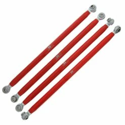 Radius Rods For Polaris RZR XP Turbo 1000 64" 2017-2021 Rear Red By Race-Driven