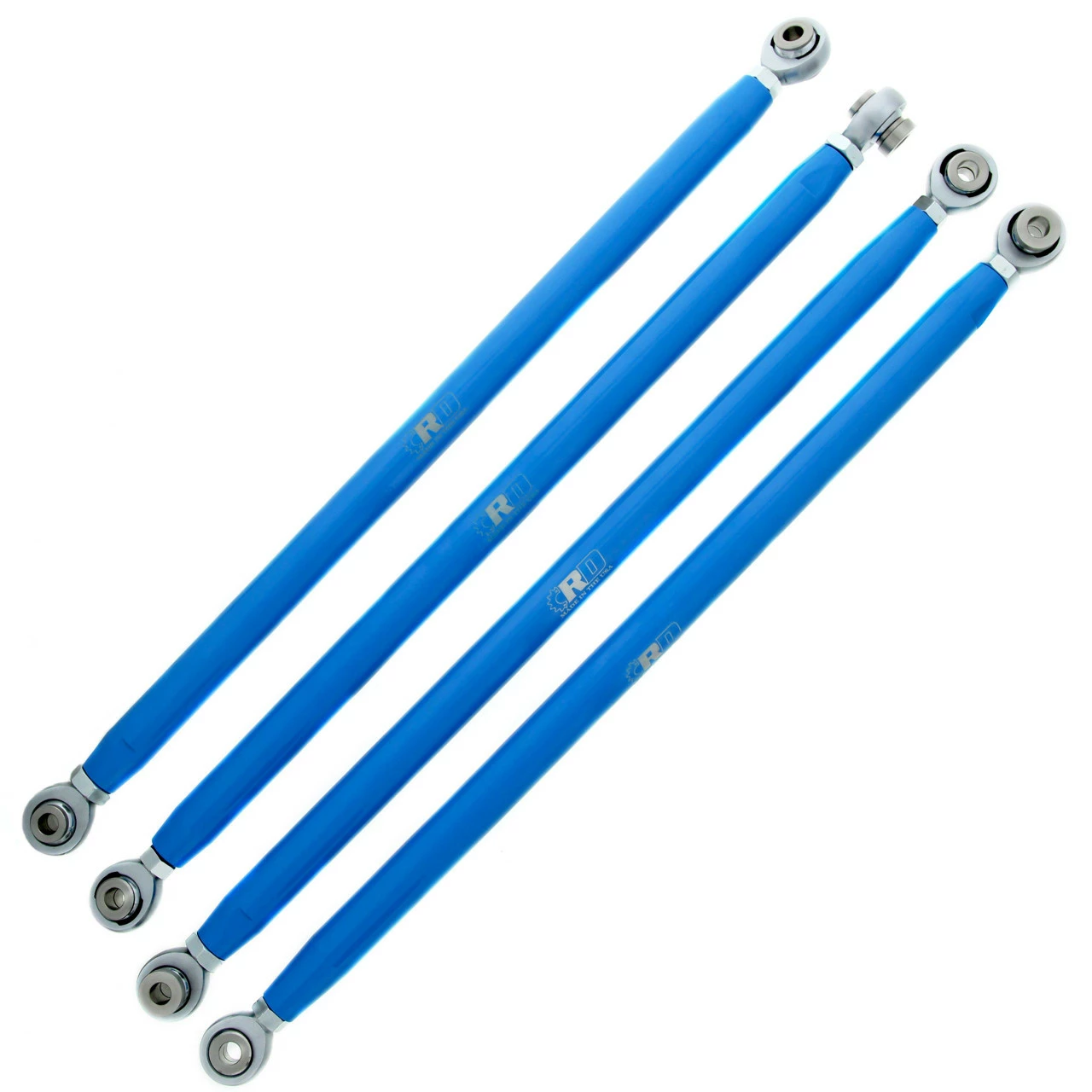 Radius Rods For Polaris RZR XP 1000 Turbo 64" 2017-21 Rear Sky Blue Race-Driven 3 Radius Rods For Polaris RZR XP 1000 Turbo 64" 2017-21 Rear Sky Blue Race-Driven