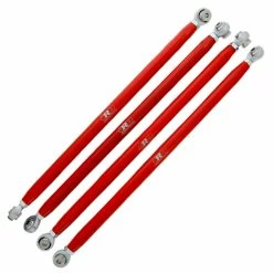 Rear Radius Rods Fit Polaris RZR XP 1000 2014 - 2016 Red X4 By Race-Driven
