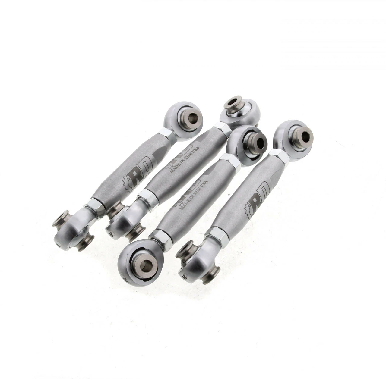 2017-21 Polaris RZR XP Turbo 64" Front & Rear Sway Bar Links Silver Race-Driven 3 2017-21 Polaris RZR XP Turbo 64" Front & Rear Sway Bar Links Silver Race-Driven