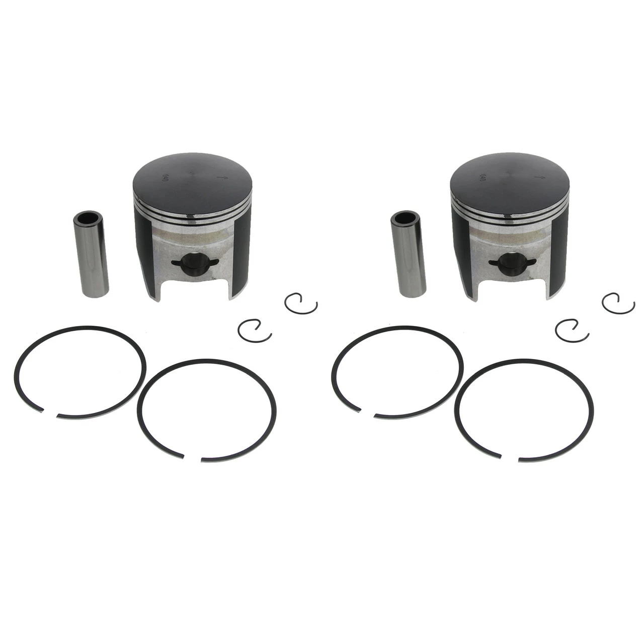 1994-2001 Yamaha Venture TF 480 VT480 Piston Kit X2 +0.40" O/S Teflon Coated 3 1994-2001 Yamaha Venture TF 480 VT480 Piston Kit X2 +0.40" O/S Teflon Coated